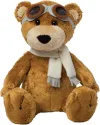 The glasses, scarf and teddy bear style are cool and stylish details Picture
